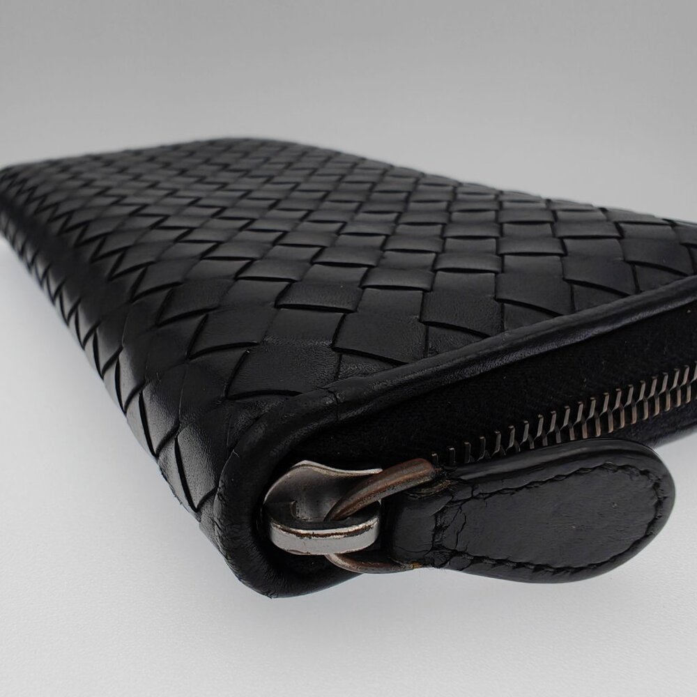 Bottega Veneta Intrecciato Leather Zip Long Wallet - Picture 7 of 11